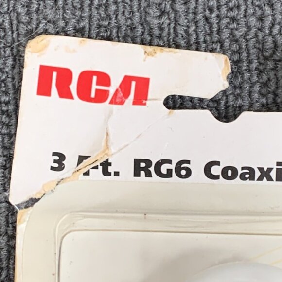 Lot of 2 RCA 3 Ft. RG6 Coaxial Cable Video for Digital & Analog Signals VH603WH - Picture 6 of 12